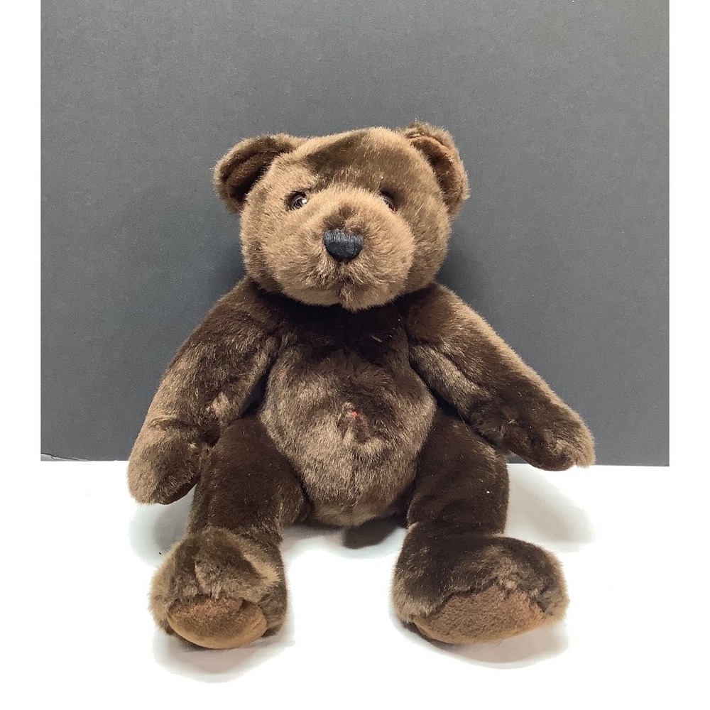 Ty 2006 Beanie Chocolate Brown Bear Plush Stuffed Animal 13"